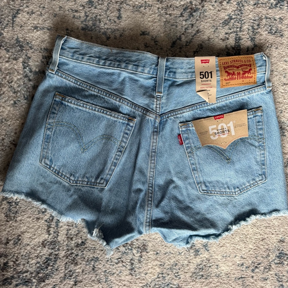 NWT Women’s Levi’s 501 Denim Shorts High Rise